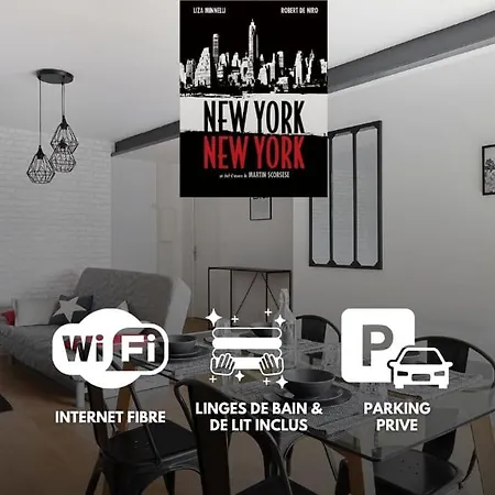 Lejlighed New-york New-york : Fibre Wifi/linge/parking