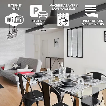 Lejlighed New-york New-york : Fibre Wifi/linge/parking *