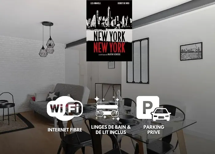 Διαμέρισμα New-york New-york : Fibre Wifi/linge/parking